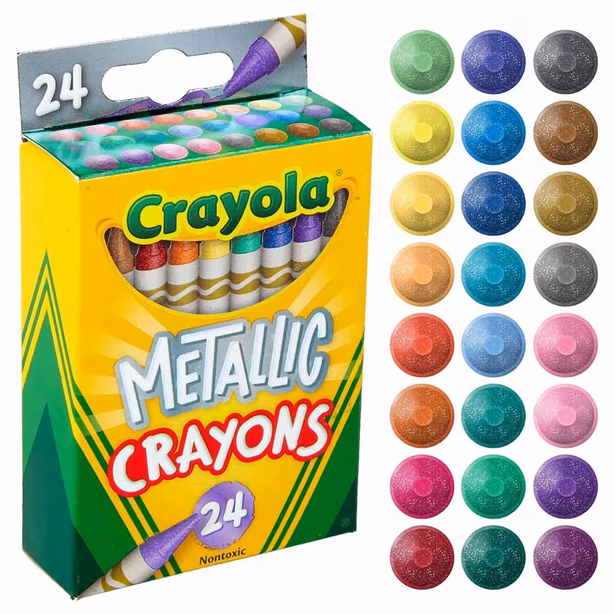 Crayola Art Case & Metallic Crayons with Activity Kit & Assorted Coloring Book Bundle Pack Unisex, 3-4 Years