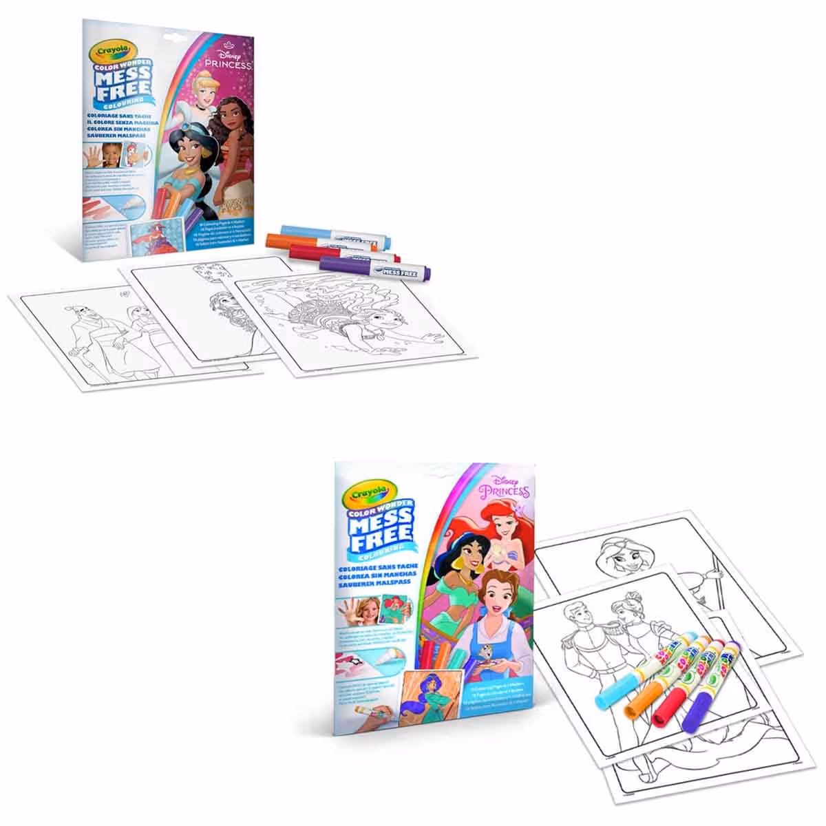 Crayola Art Case & Metallic Crayons with Activity Kit & Assorted Coloring Book Bundle Pack Unisex, 3-4 Years