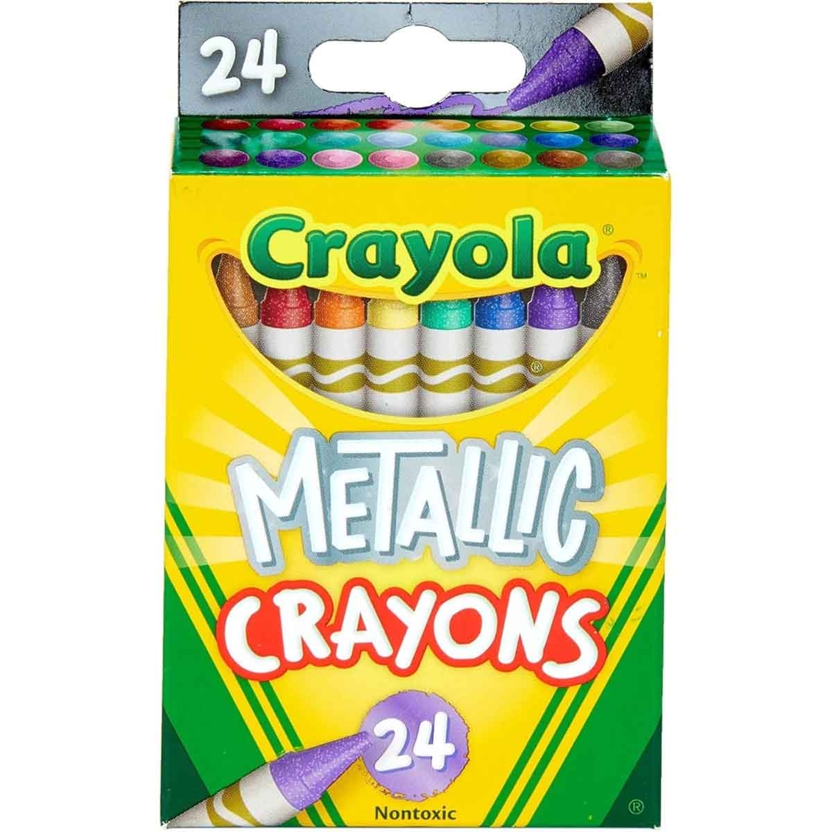 Crayola Art Case & Metallic Crayons with Activity Kit & Assorted Coloring Book Bundle Pack Unisex, 3-4 Years