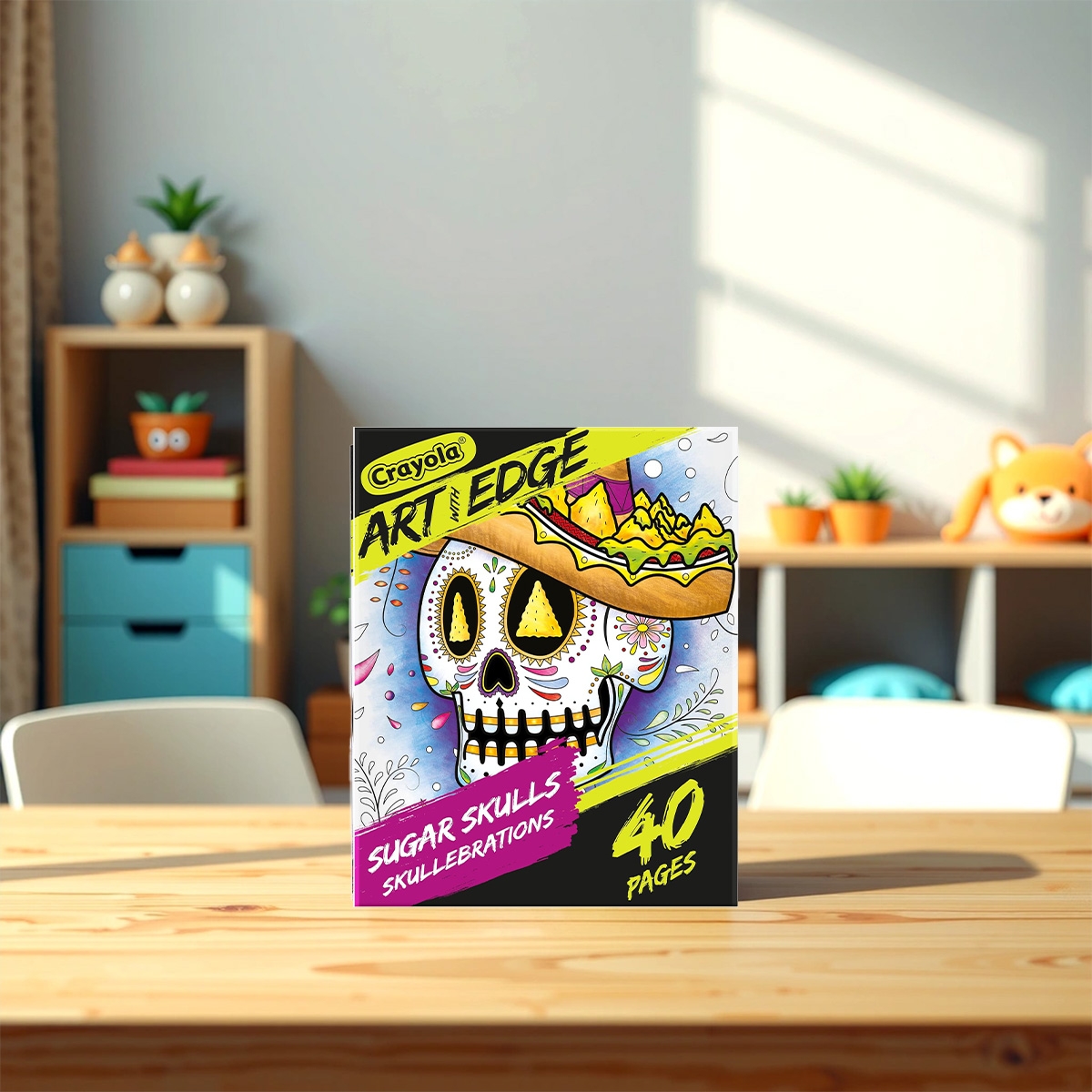 كرايولا دفتر تلوين آرت ويذ إدج شوجر سكالز للجنسين