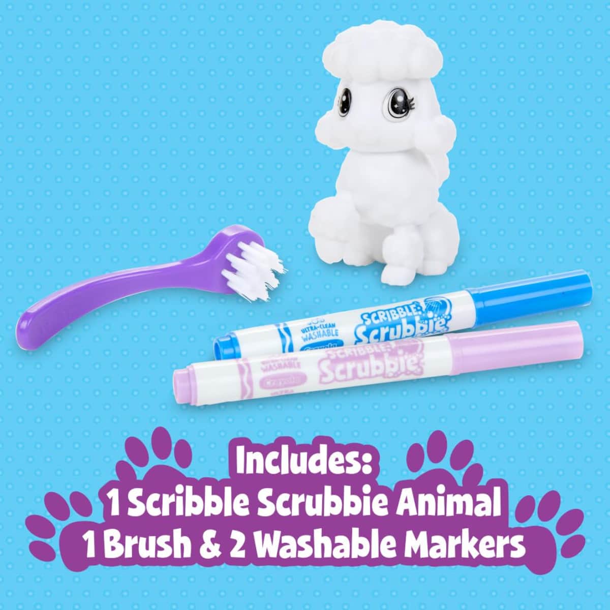 Crayola Assorted Scribble Scrubbie Unisex, 3-4 Years