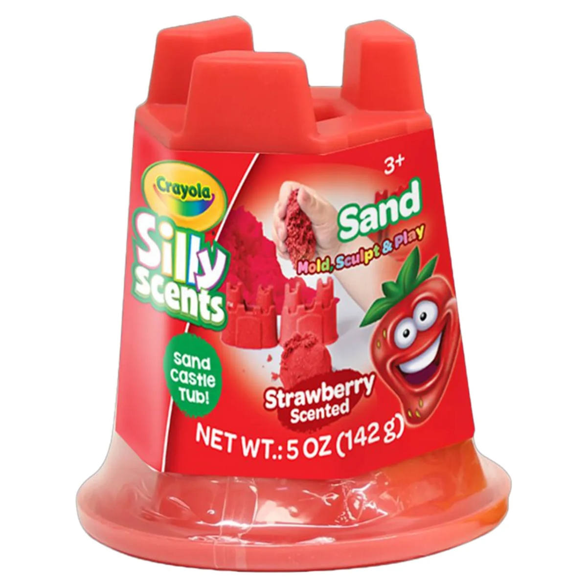 Crayola Assorted Silly Scented Sand Castle Tub Unisex, 3-4 Years