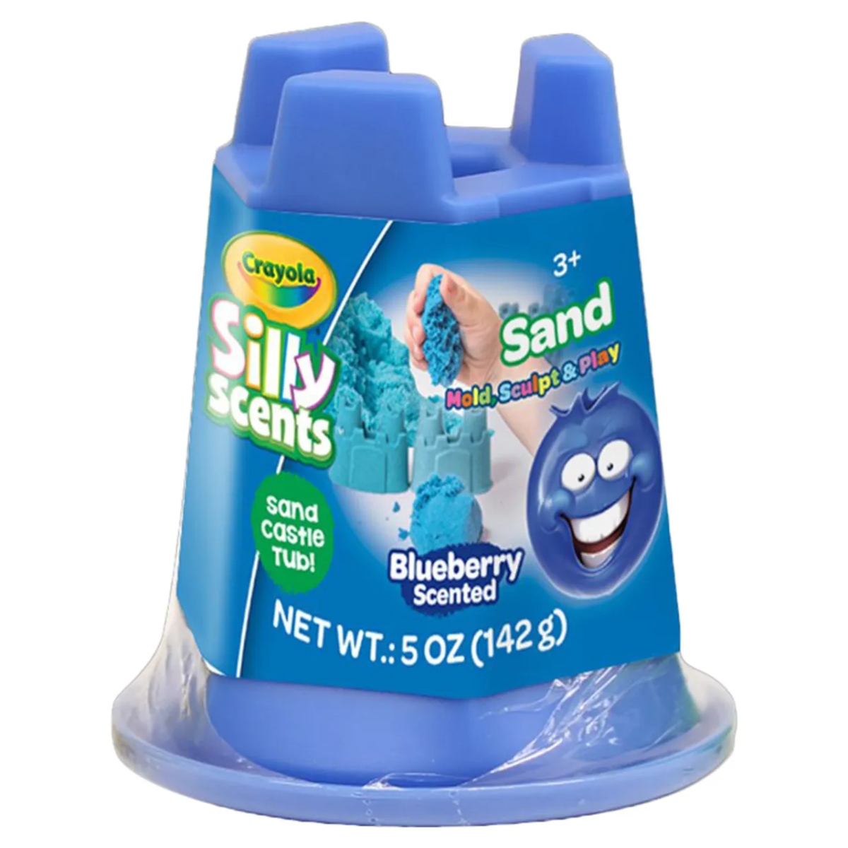Crayola Assorted Silly Scented Sand Castle Tub Unisex, 3-4 Years