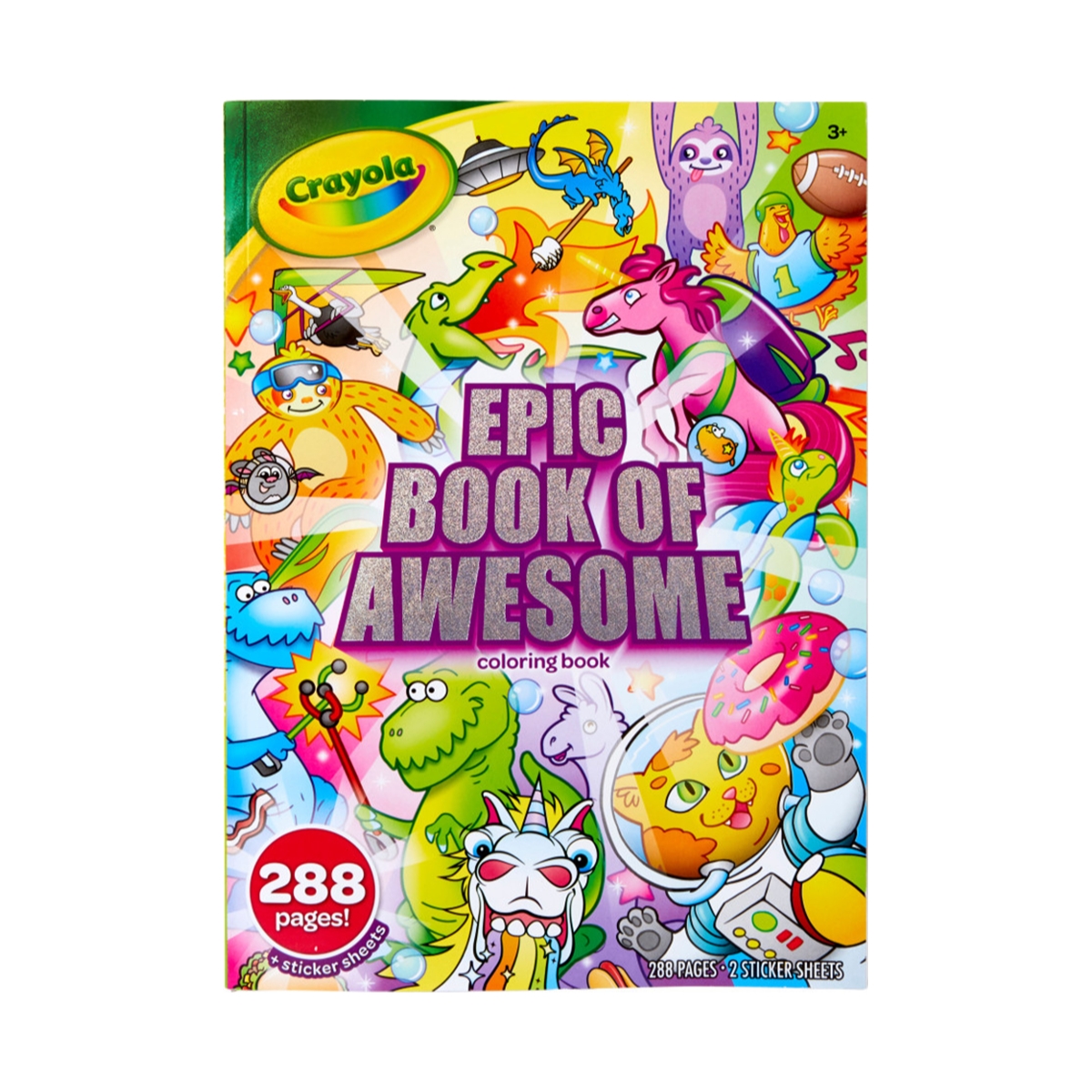 Crayola Awesome Colouring Book Unisex, 3-4 Years