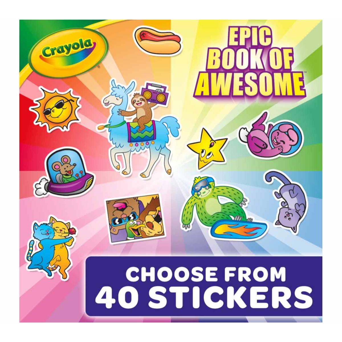 Crayola Awesome Colouring Book Unisex, 3-4 Years