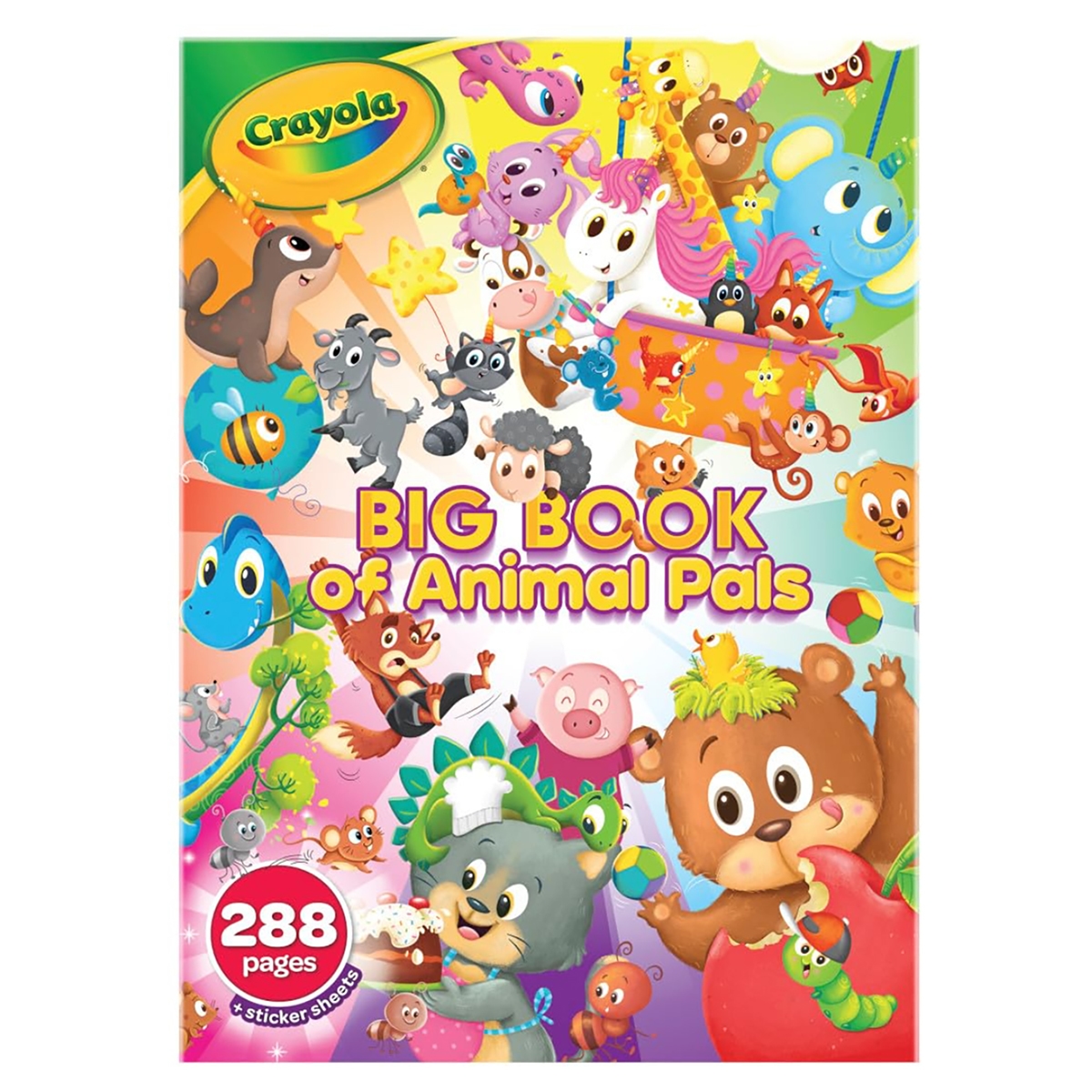 Crayola Big Book of Animal Pals Colouring Book Unisex, 3-4 Years