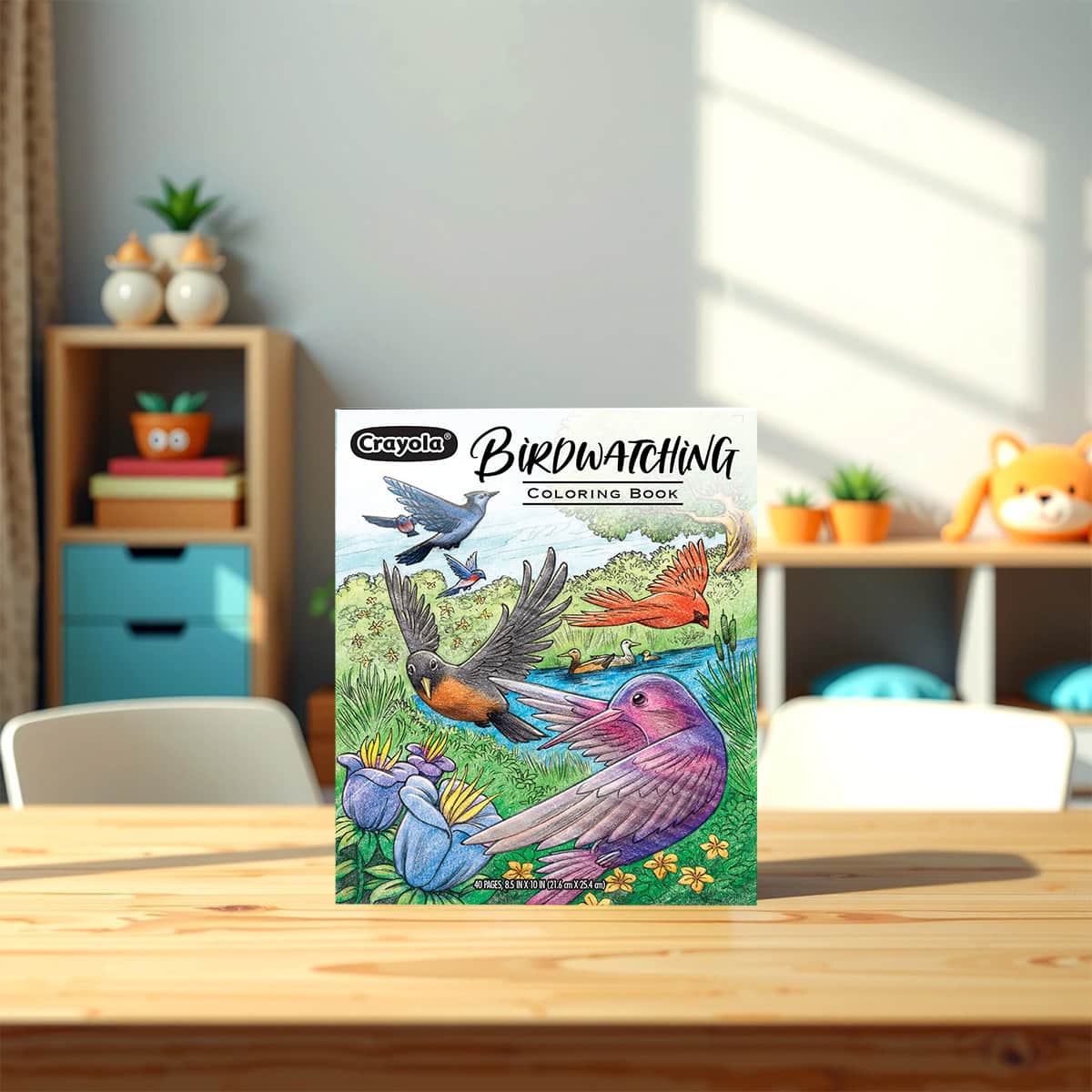 Crayola Bird Watching Colouring Book Unisex, 3-4 Years