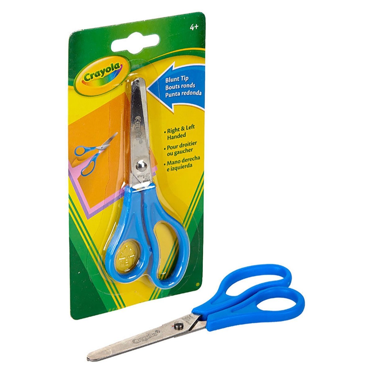 كرايولا مقصات بطرف غير حاد للجنسين، 5-7 سنوات، مجموعة من 12