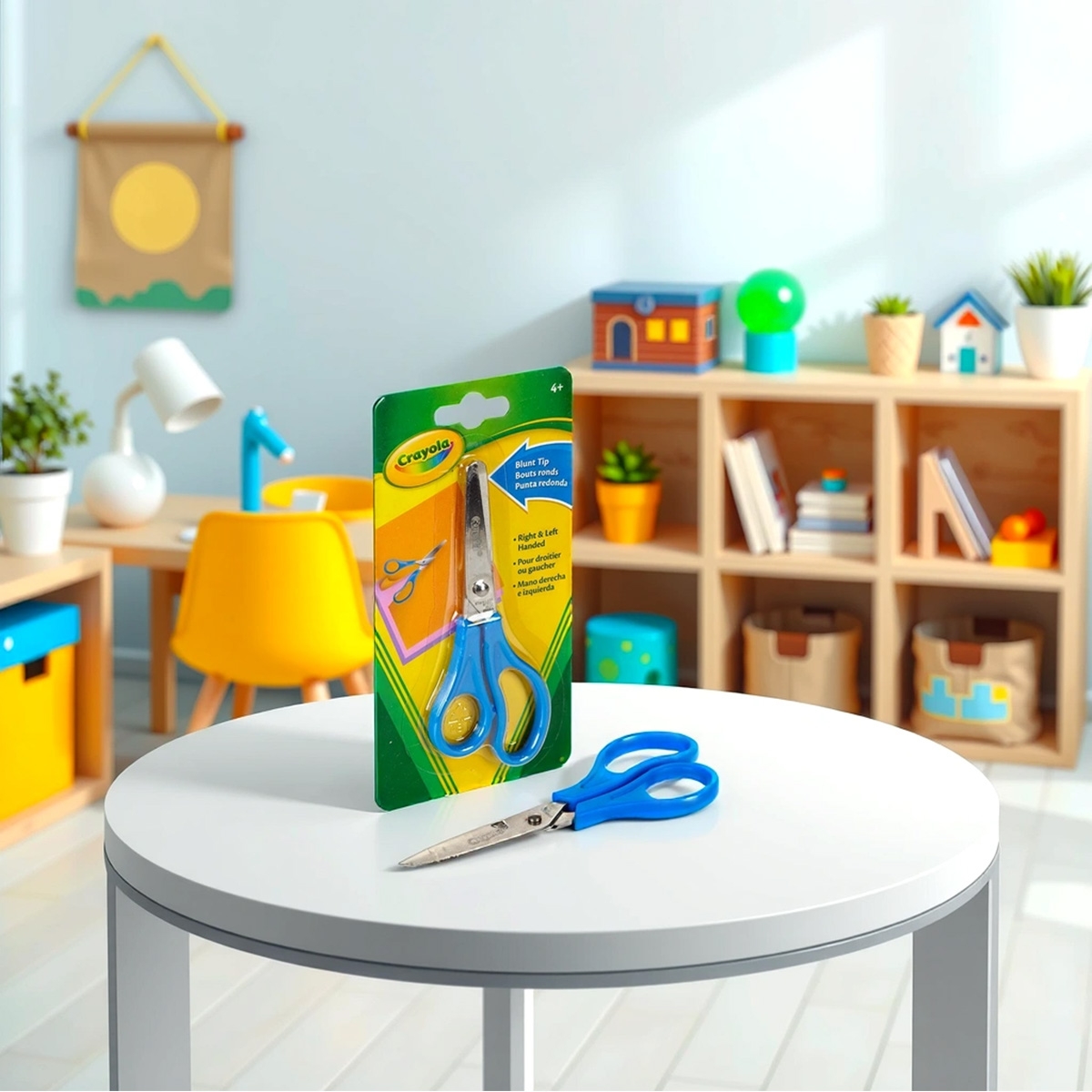 كرايولا مقصات بطرف غير حاد للجنسين، 5-7 سنوات، مجموعة من 12