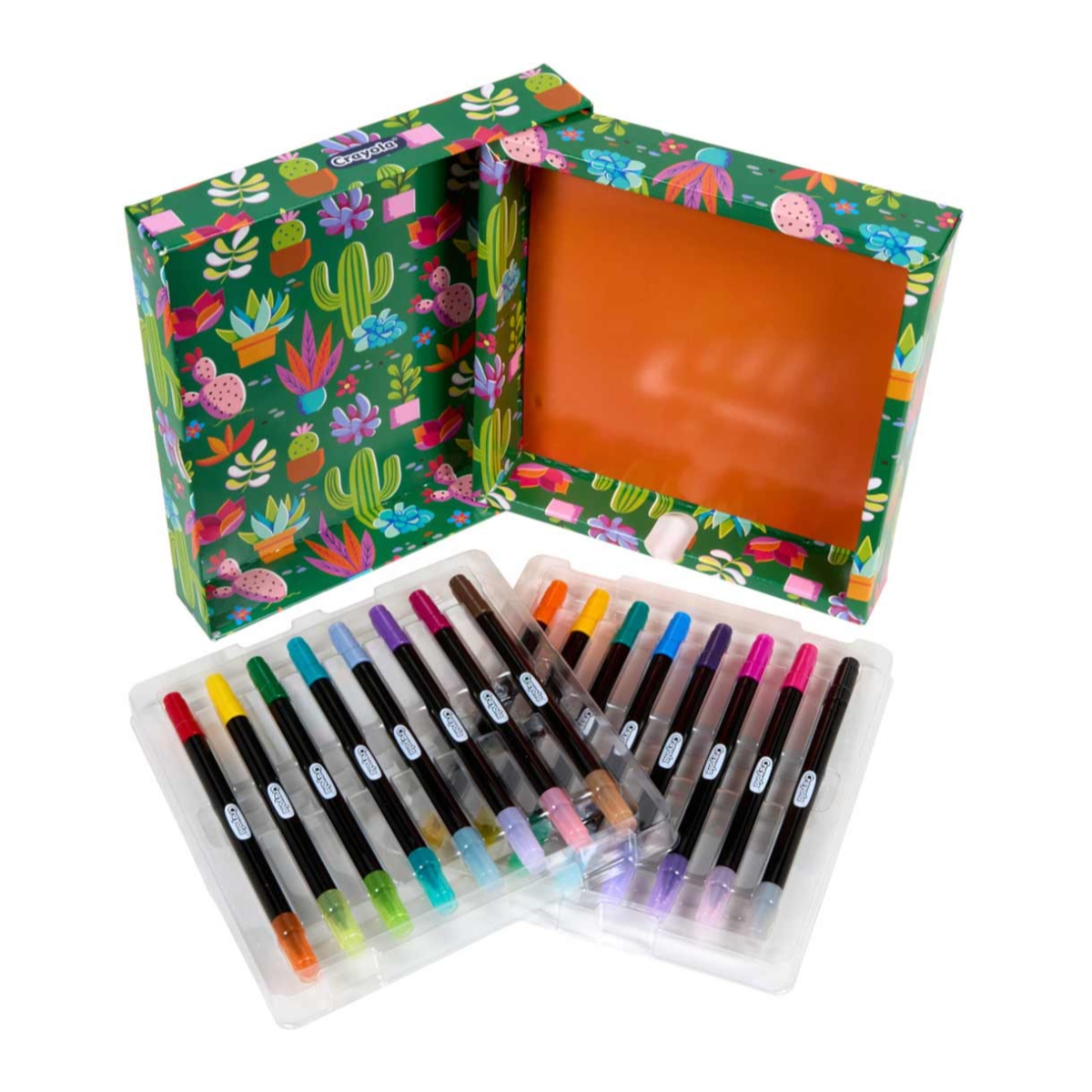 Crayola Brush & Detail Dual-Tip Markers Unisex, 5-7 Years, Pack of 16