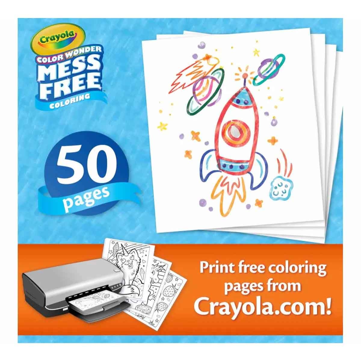 Crayola Classic & Triangular Crayons with Colouring Book & Colouring Pages Bundle Pack Unisex, 3-4 Years