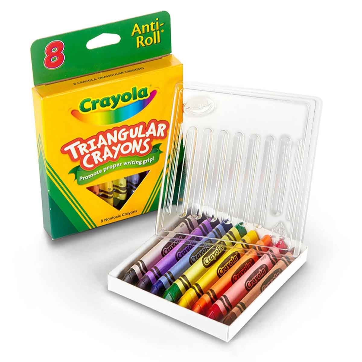 Crayola Classic & Triangular Crayons with Colouring Book & Colouring Pages Bundle Pack Unisex, 3-4 Years