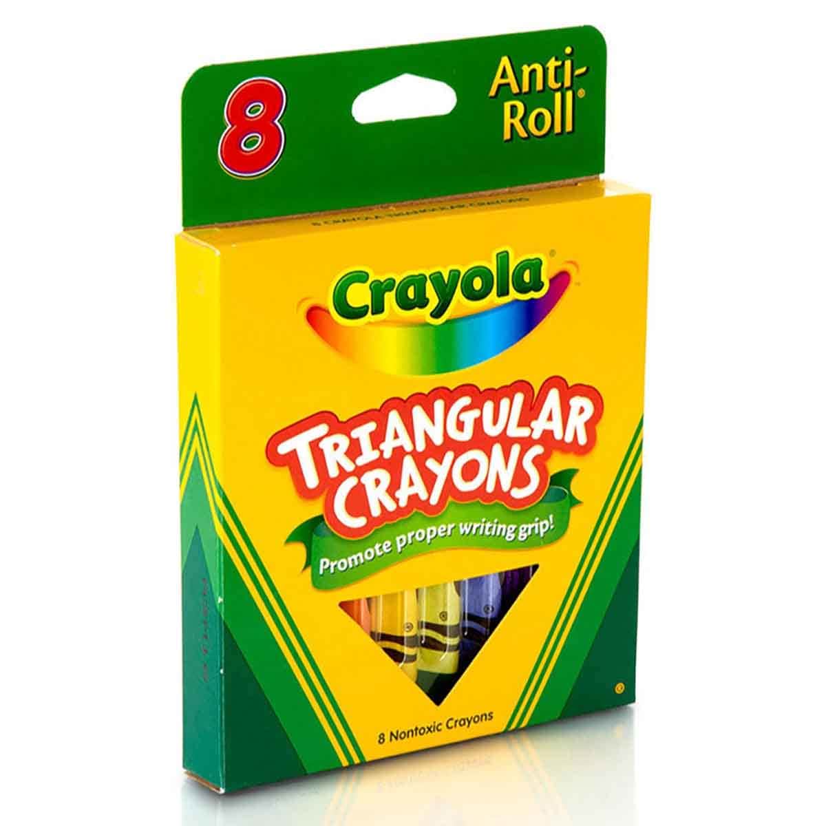 Crayola Classic & Triangular Crayons with Colouring Book & Colouring Pages Bundle Pack Unisex, 3-4 Years