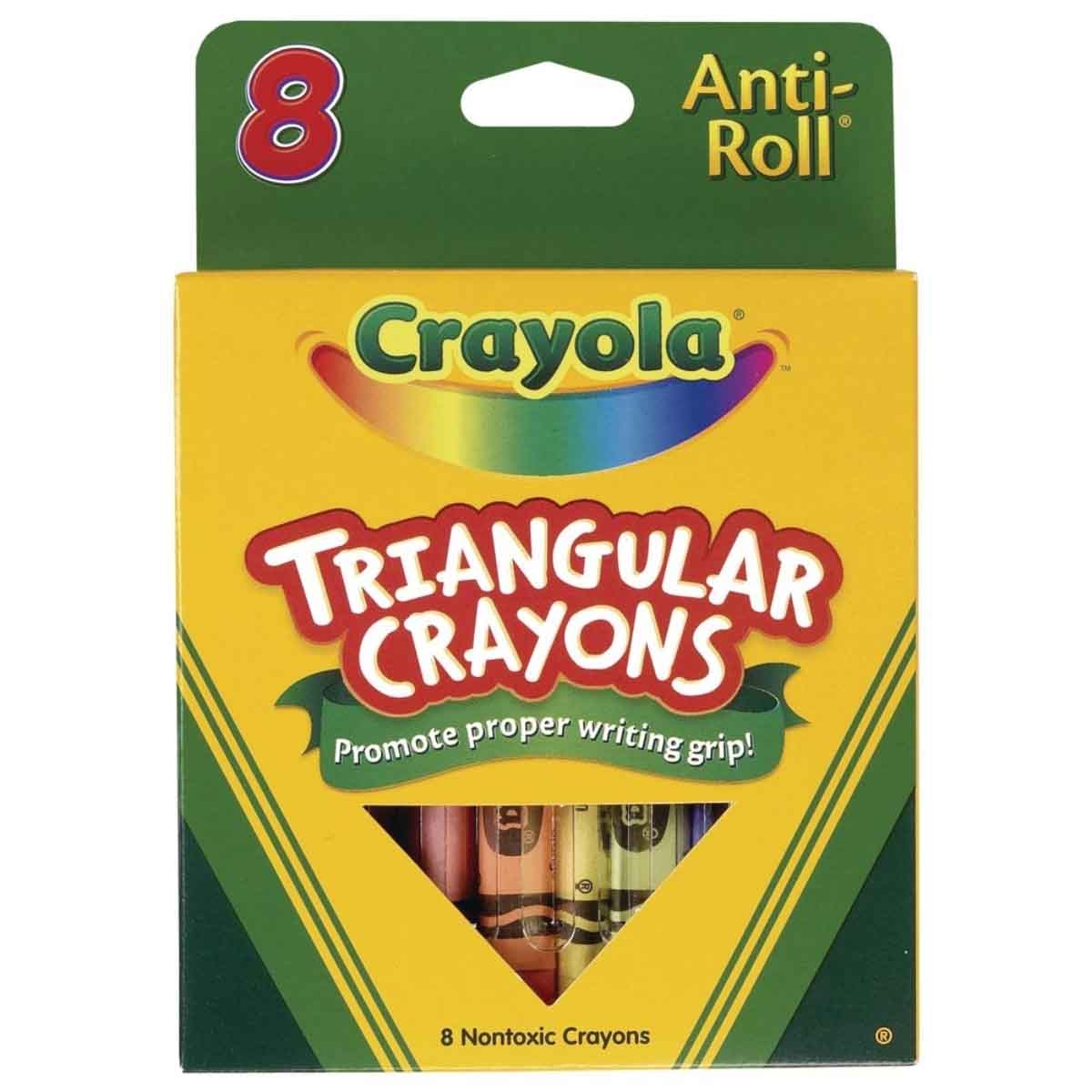 Crayola Classic & Triangular Crayons with Colouring Book & Colouring Pages Bundle Pack Unisex, 3-4 Years