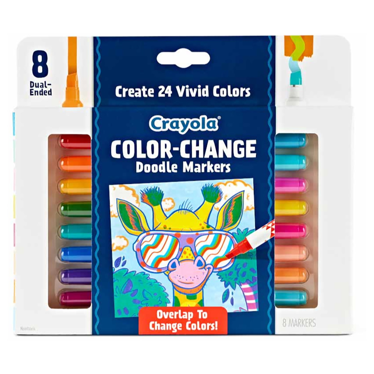 Crayola Color-Change Doodle Markers Unisex, 8-10 Years, Pack of 8