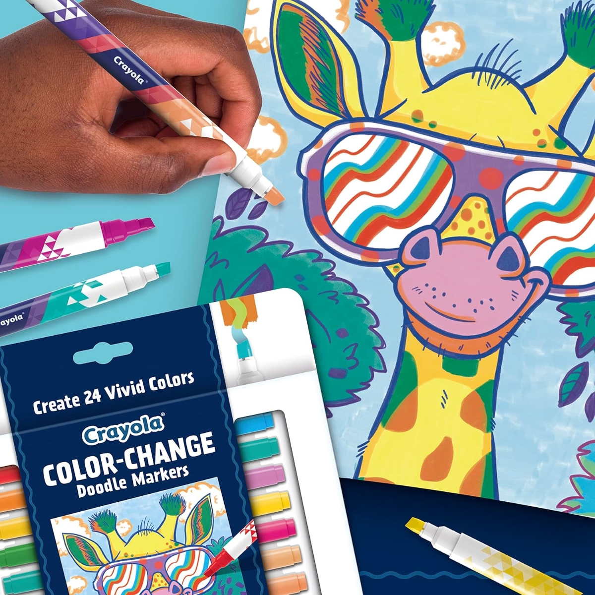 Crayola Color-Change Doodle Markers Unisex, 8-10 Years, Pack of 8