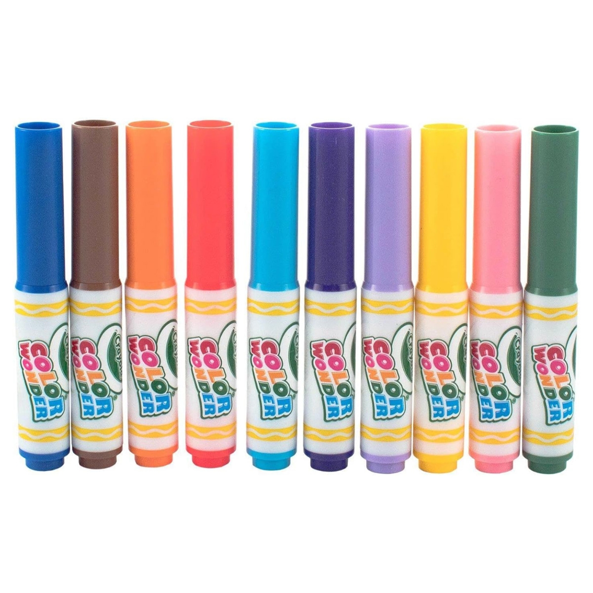 Crayola Color Wonder Mess Free Markers Unisex, 3-4 Years, Pack of 10