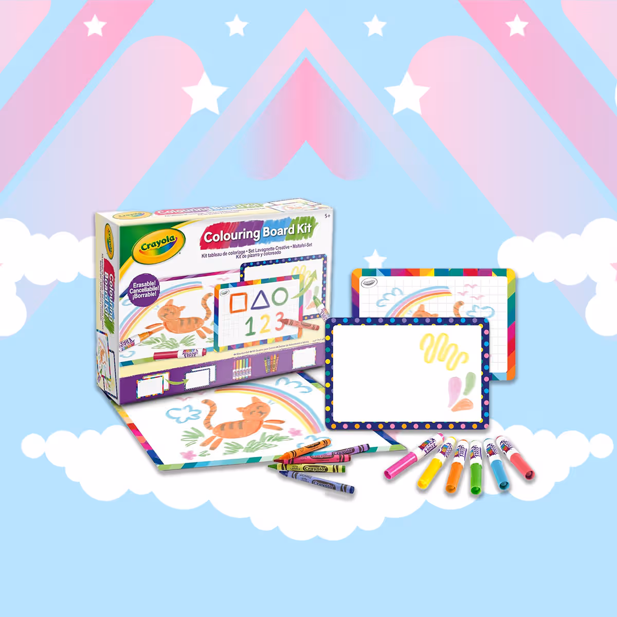 Crayola Colour Board Kit Unisex, 3-4 Years