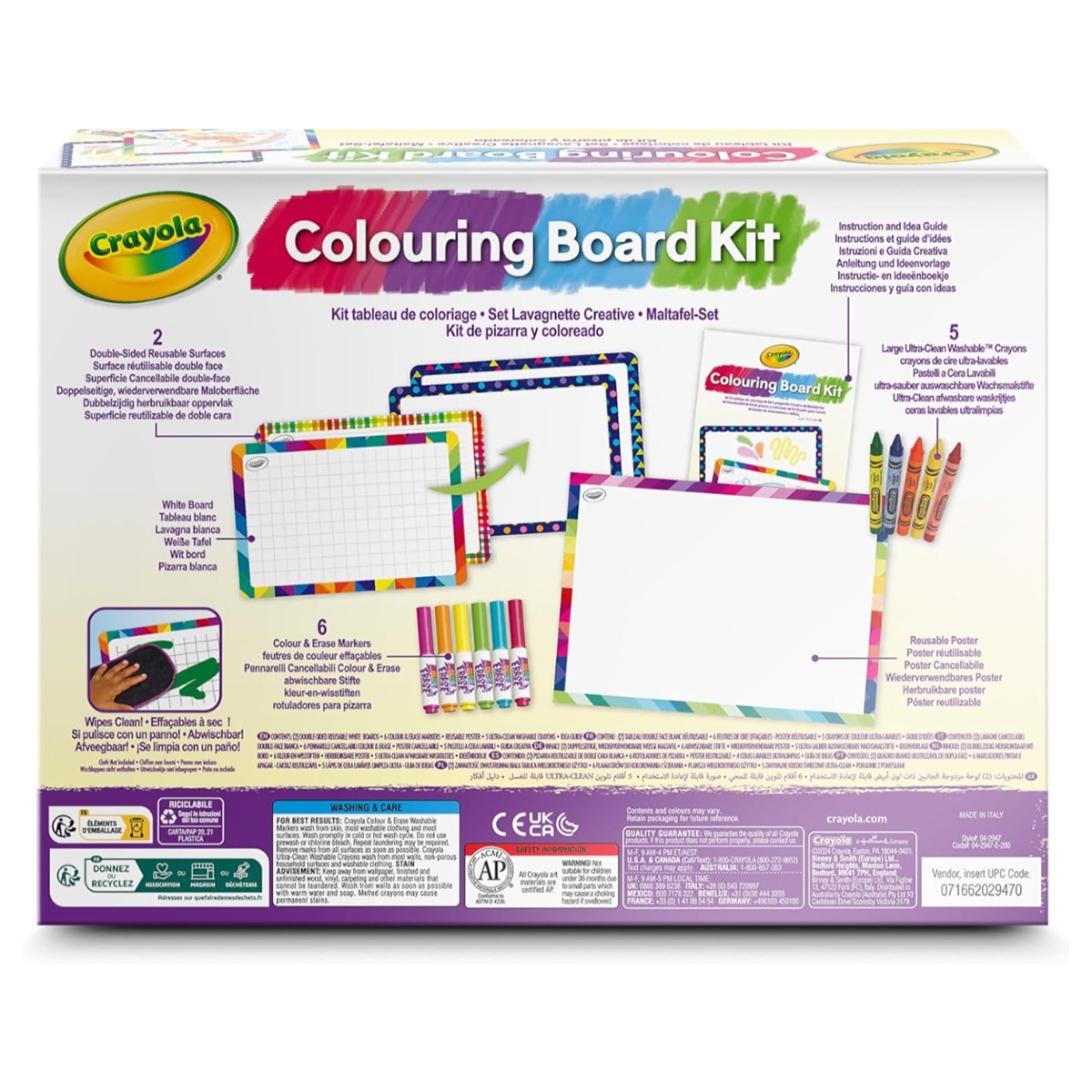 Crayola Colour Board Kit Unisex, 3-4 Years