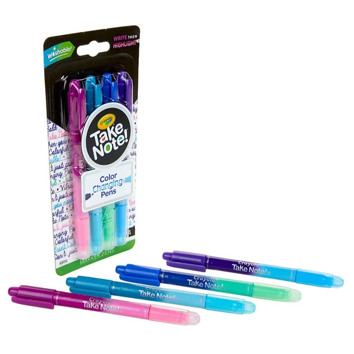 Crayola Colour Changing & Paint Brush Pens, Crayons with Oil Pastels & Colouring Book Bundle Pack Unisex, 5-7 Years