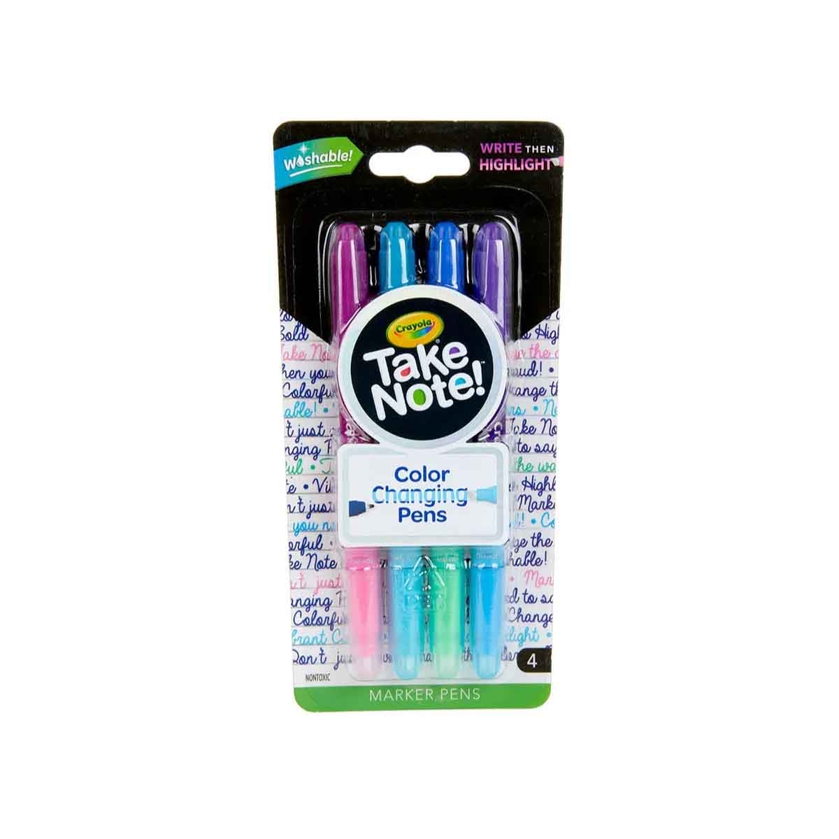 Crayola Colour Changing & Paint Brush Pens, Crayons with Oil Pastels & Colouring Book Bundle Pack Unisex, 5-7 Years