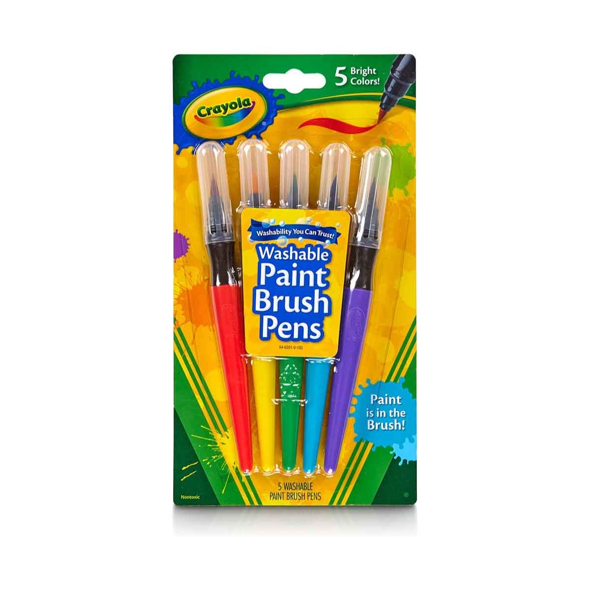 Crayola Colour Changing & Paint Brush Pens, Crayons with Oil Pastels & Colouring Book Bundle Pack Unisex, 5-7 Years