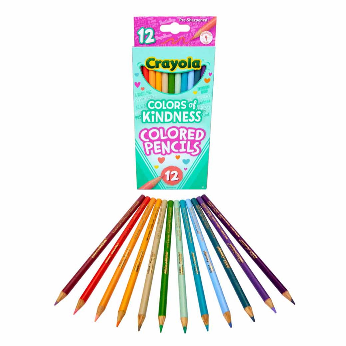 Crayola Coloured Pencils Unisex, 5-7 Years, Pack of 12