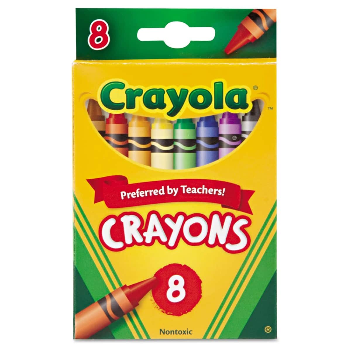 Crayola CRA5200083009 Regular Size Classic Color Crayons Tuck Box Unisex, 5-7 Years, Pack of 8