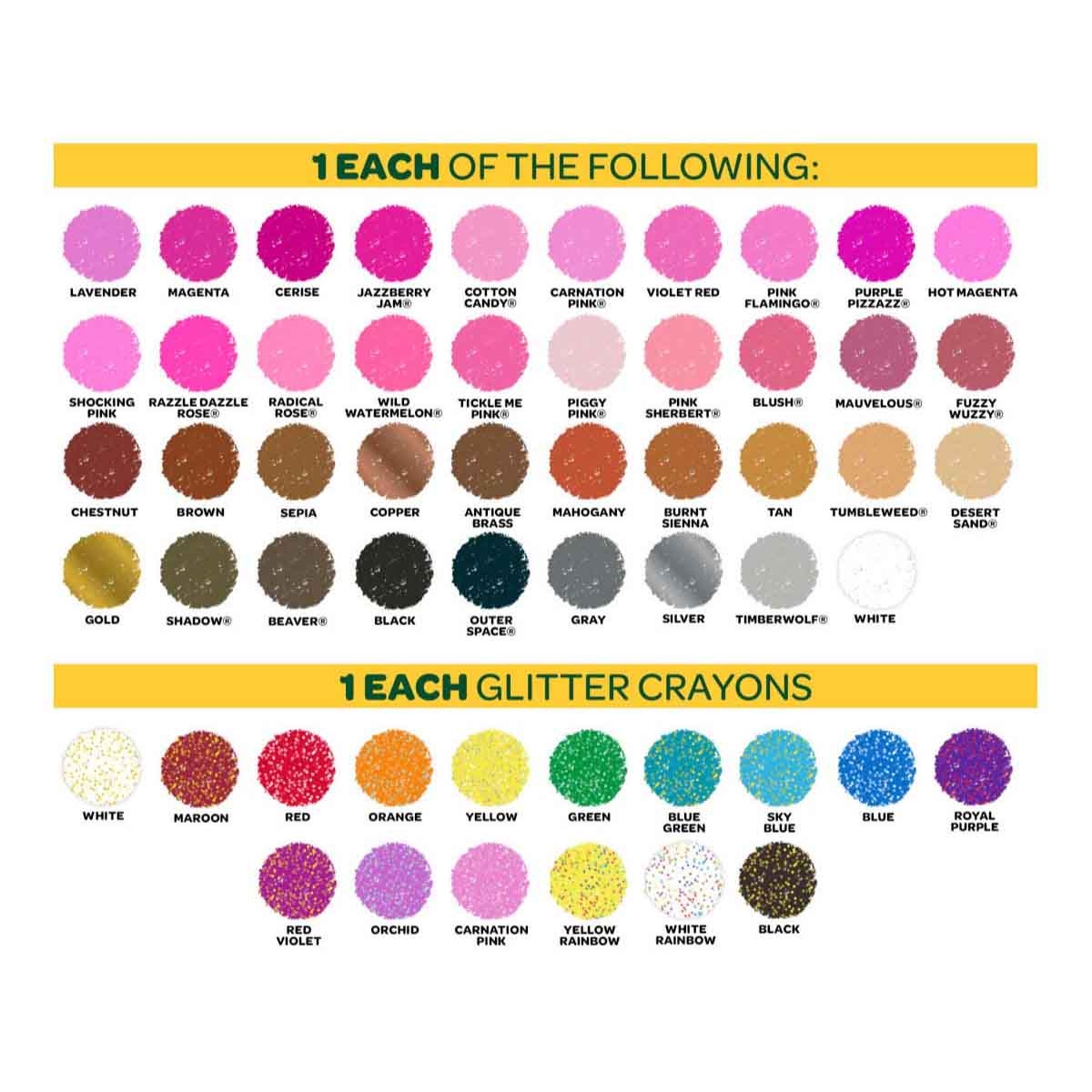 كرايولا مجموعة ألوان شمعية ألتيميت للجنسين، 3-4 سنوات، مجموعة من 152