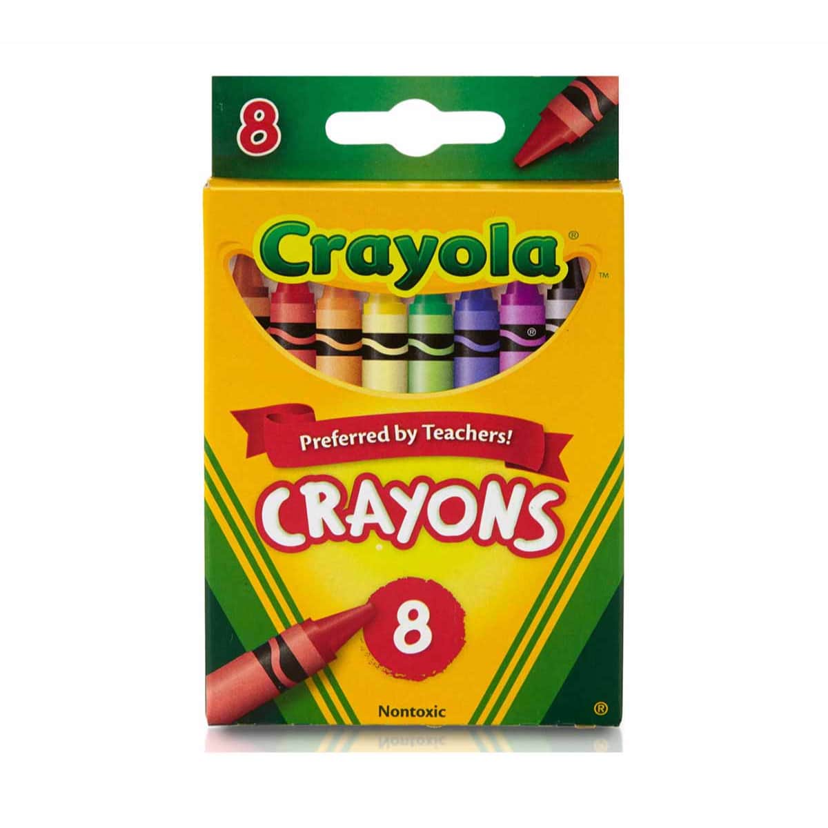 Crayola CRA5230082010 Regular Size Classic Color Crayons Tuck Box Unisex, 5-7 Years, Pack of 8
