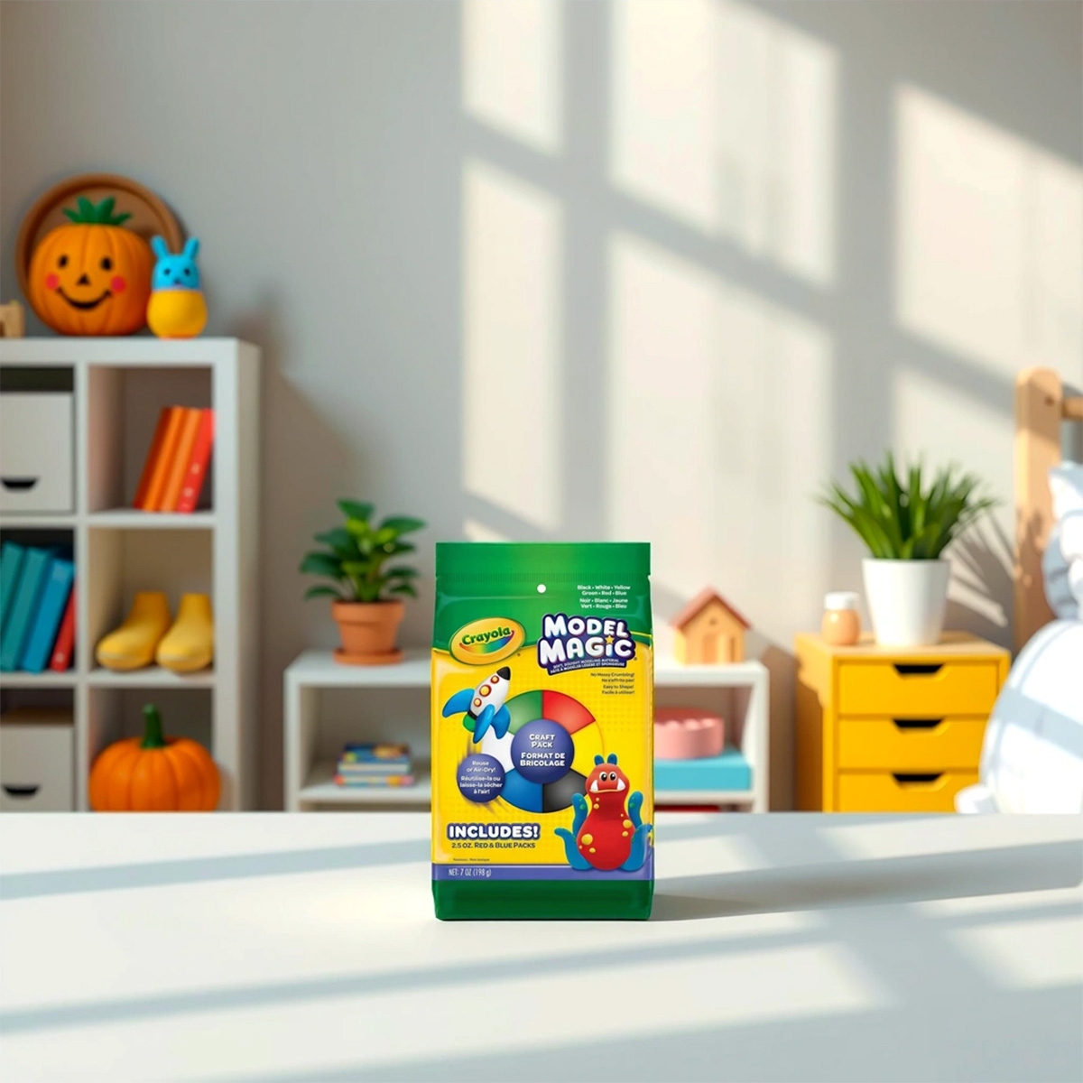 Crayola Craft Pack Model Magic Modeling Clay Unisex, 5-7 Years, Pack of 6