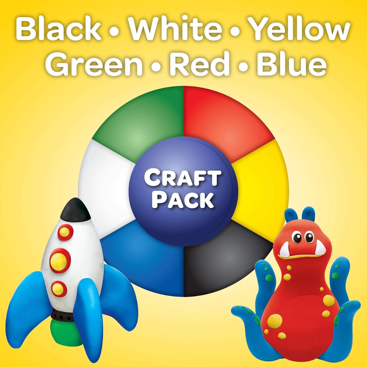 Crayola Craft Pack Model Magic Modeling Clay Unisex, 5-7 Years, Pack of 6