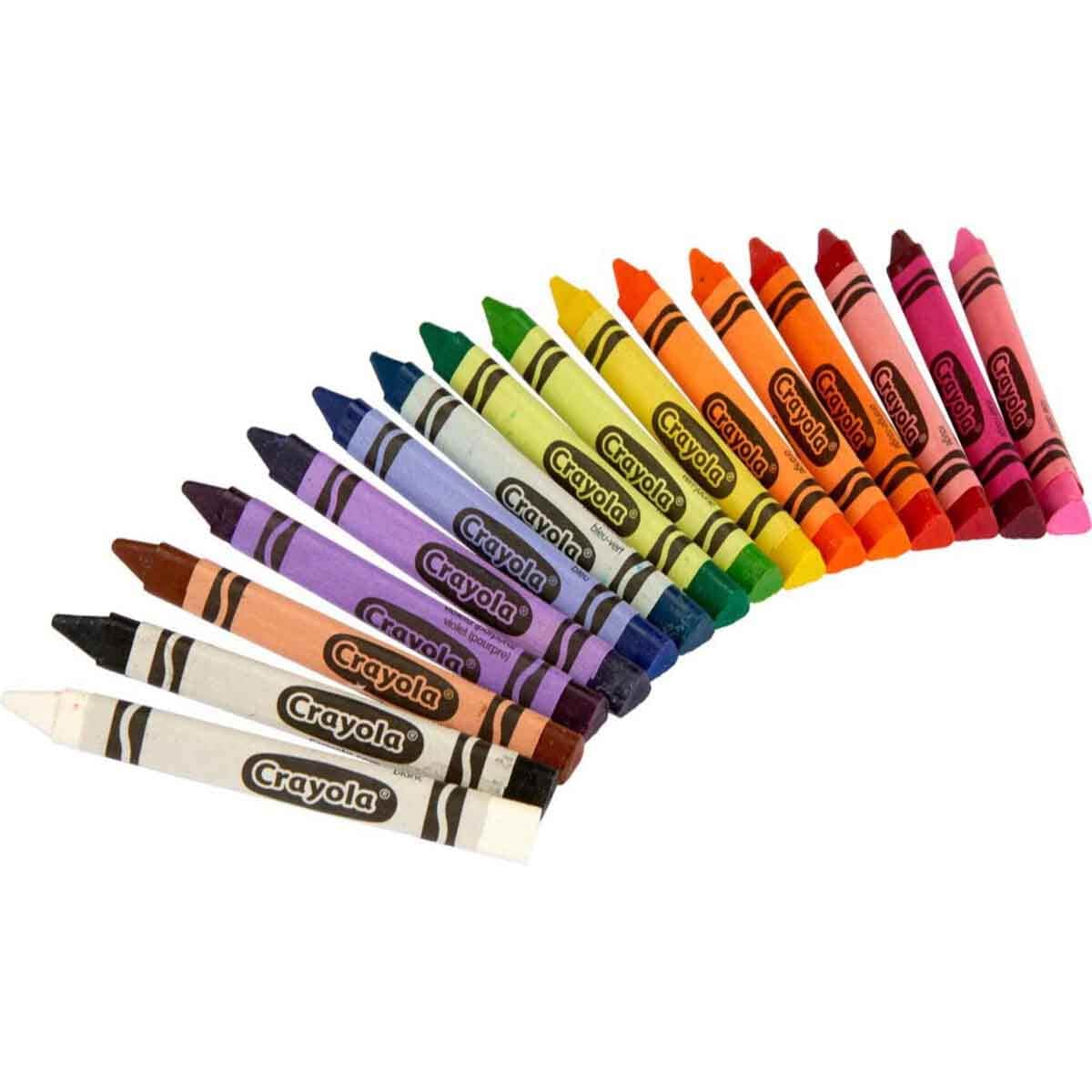 Crayola Crayons & Triangular Crayons with Colouring Book & Washable Triangular Crayons Bundle Pack Unisex, 3-4 Years