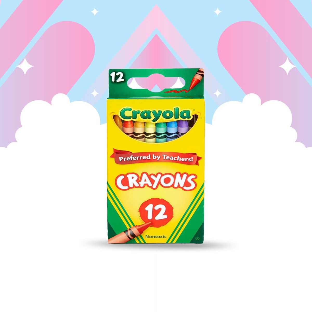 Crayola Crayons Unisex, 3-4 Years, Pack of 12