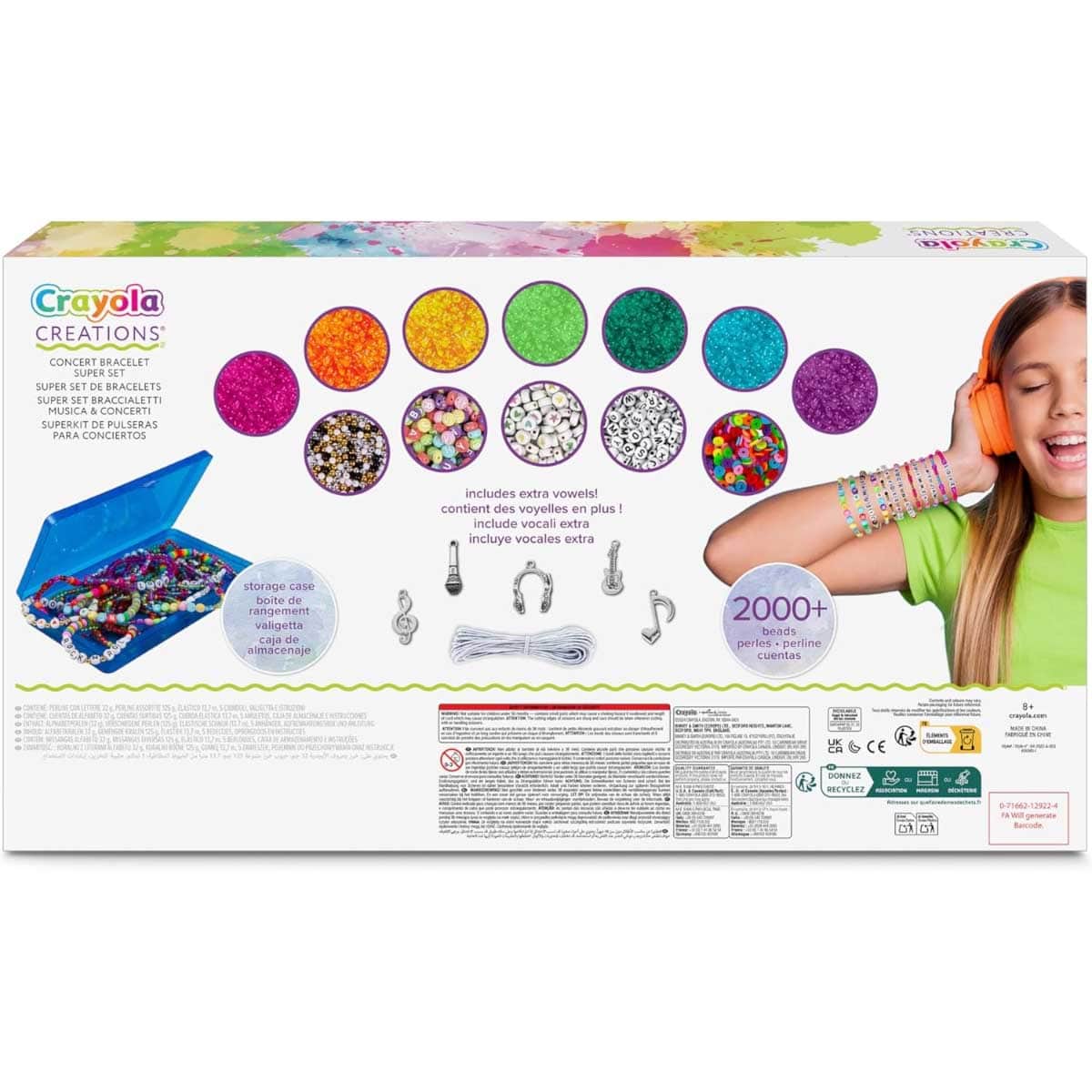 Crayola Creations Concert Bracelets Super Set Girls, 8-10 Years