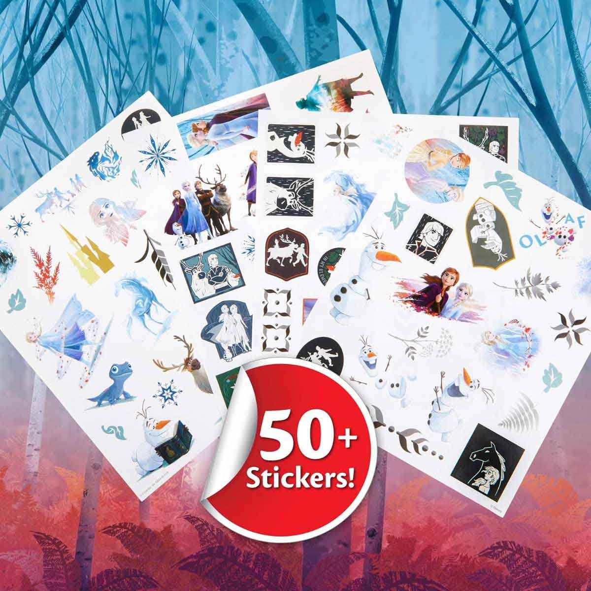 كتاب تلوين وملصقات كرايولا ديزني فروزن، للجنسين، 3-4 سنوات