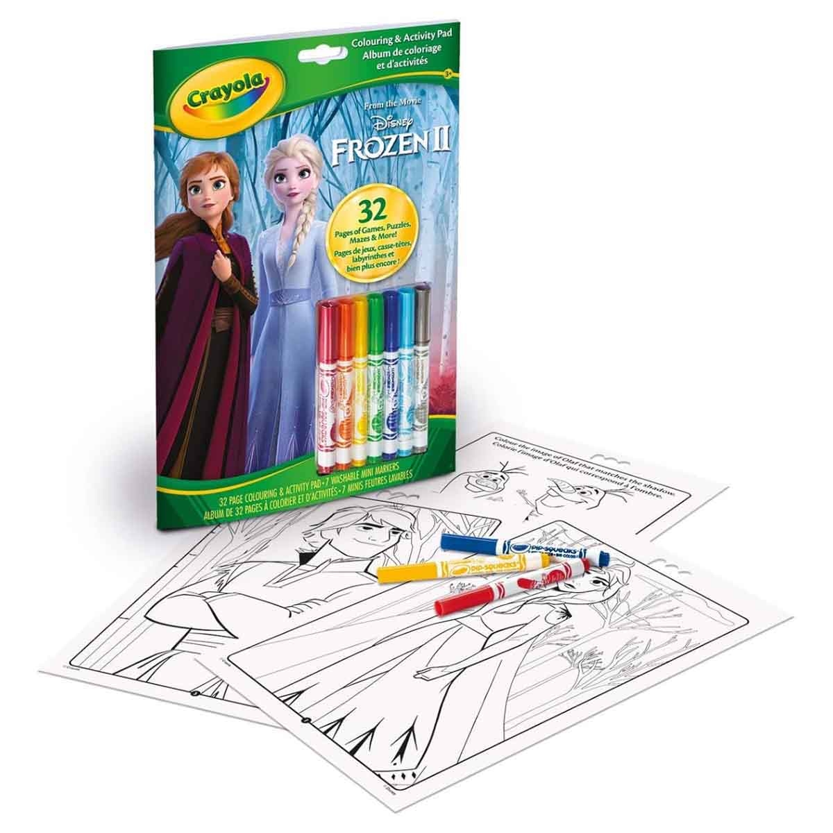 Crayola Disney Frozen Coloring & Activity Set Girls, 3-4 Years