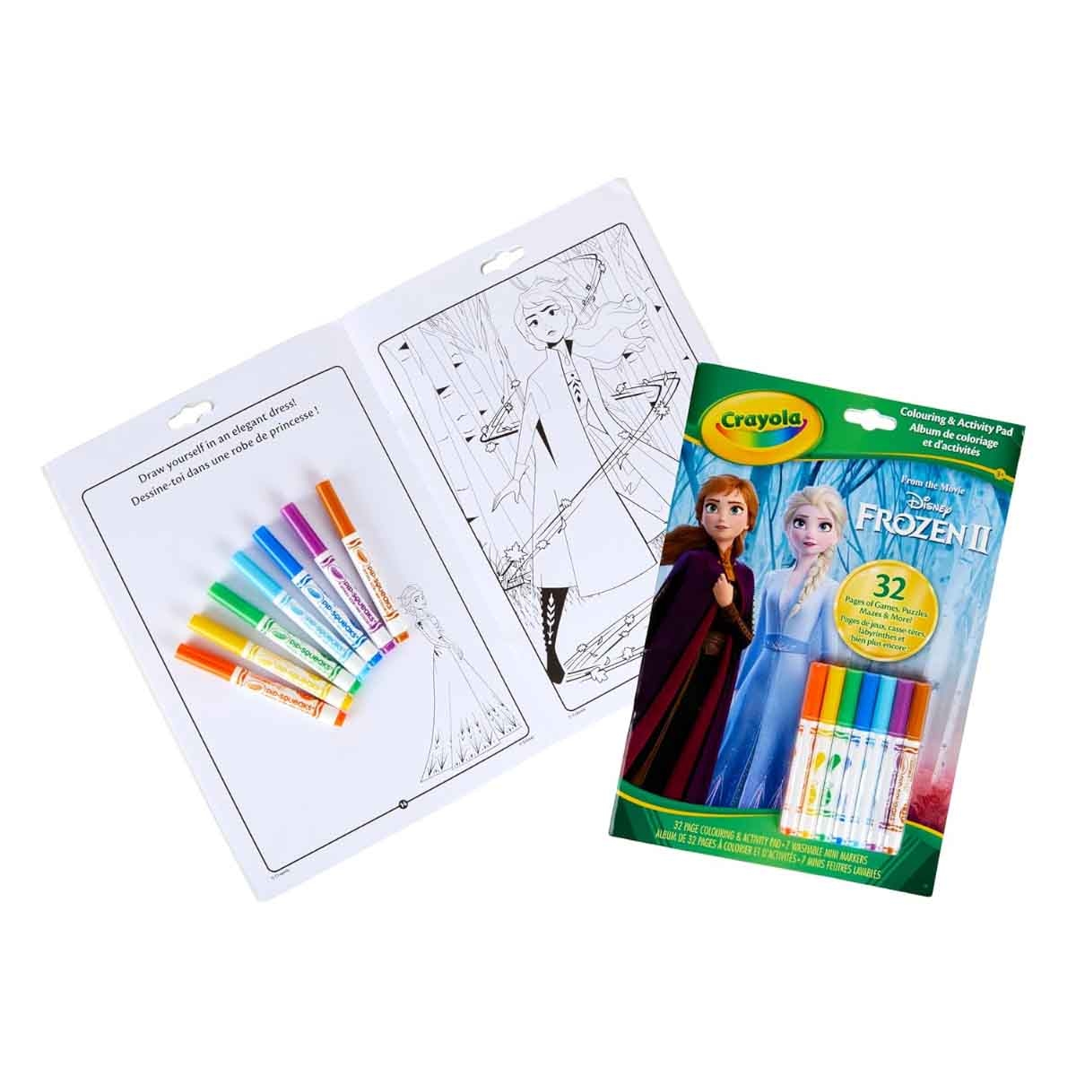 Crayola Disney Frozen Coloring & Activity Set Girls, 3-4 Years