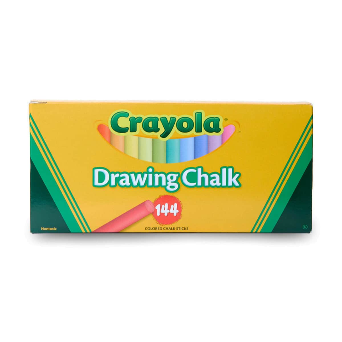 Crayola Assorted Drawing Chalk Unisex, 3-4 Years, Pack of 144