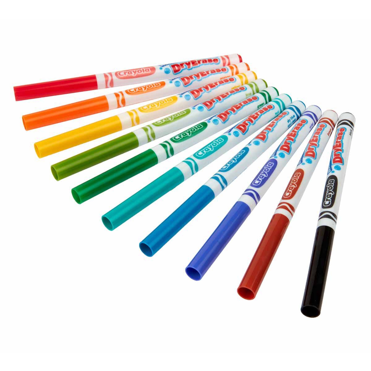 Crayola Dry Erase Slim Washable Markers Unisex, 3-4 Years, Pack of 10
