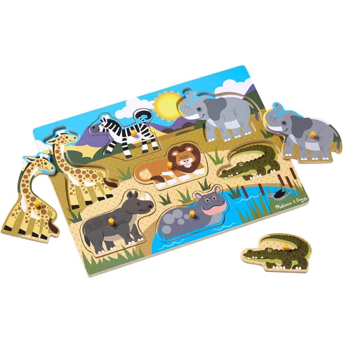 Crayola Magic Board + Ravensburger Being Yourself with Melissa & Doug Safari Peg Puzzle Bundle Unisex, 8-10 Years