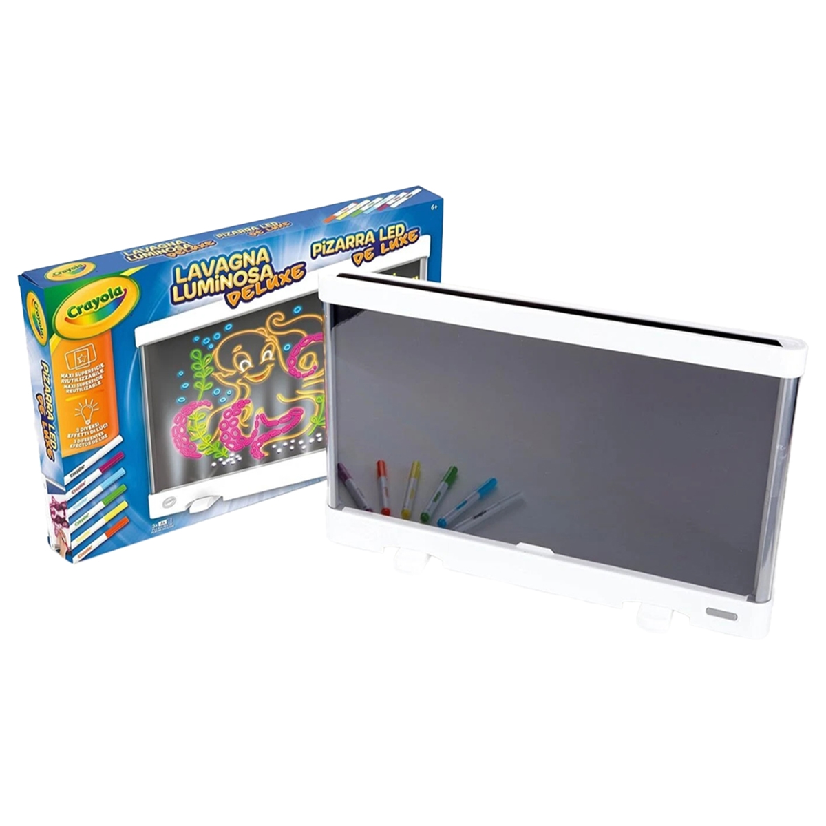Crayola Erasable Magic Board with LED Lights Unisex, 5-7 Years