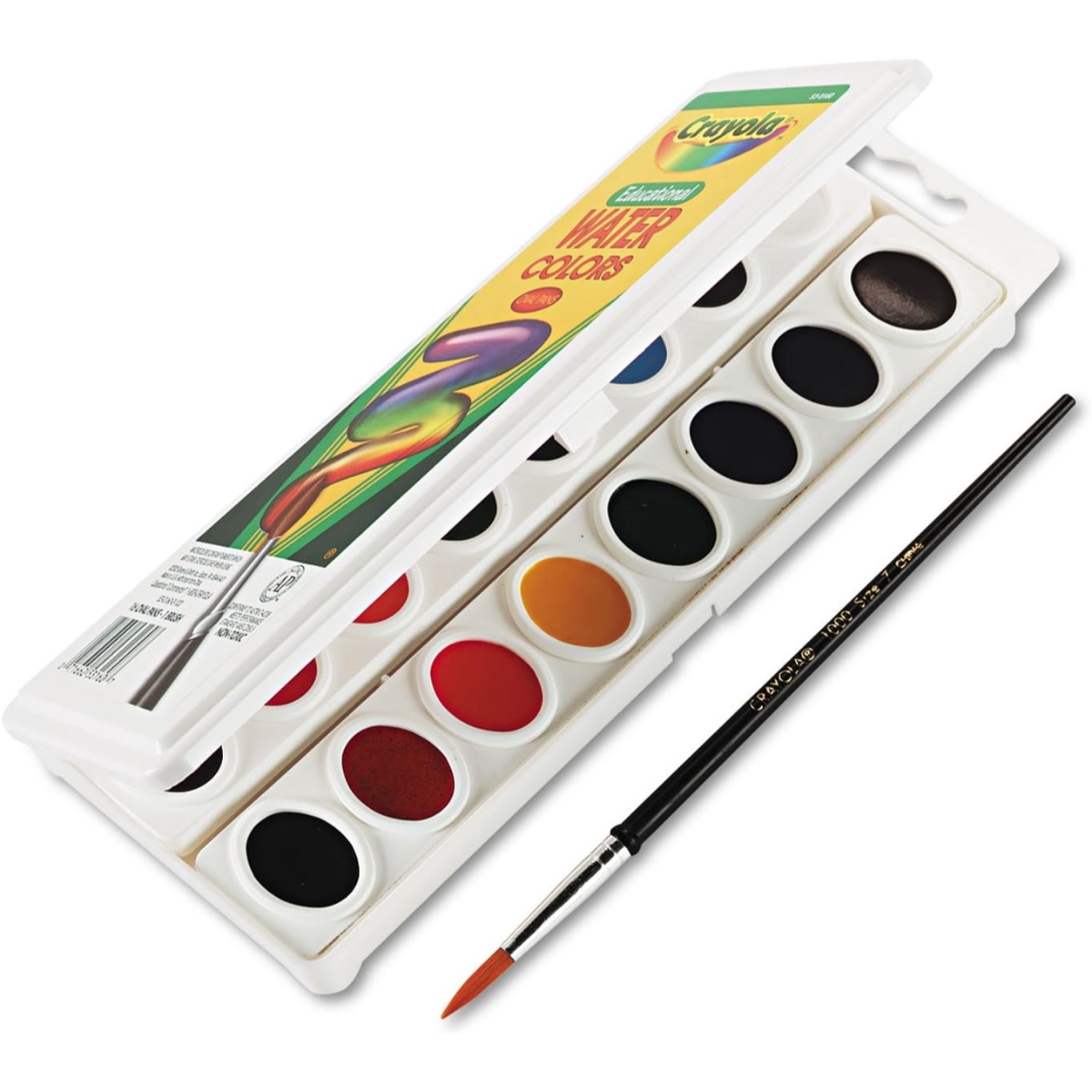 Crayola Extra-Bright and Blendable Education Watercolor Palette Tray Unisex, 5-7 Years