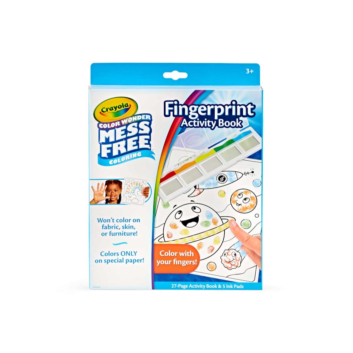 Crayola Fingerprint Activity Book Unisex, 3-4 Years