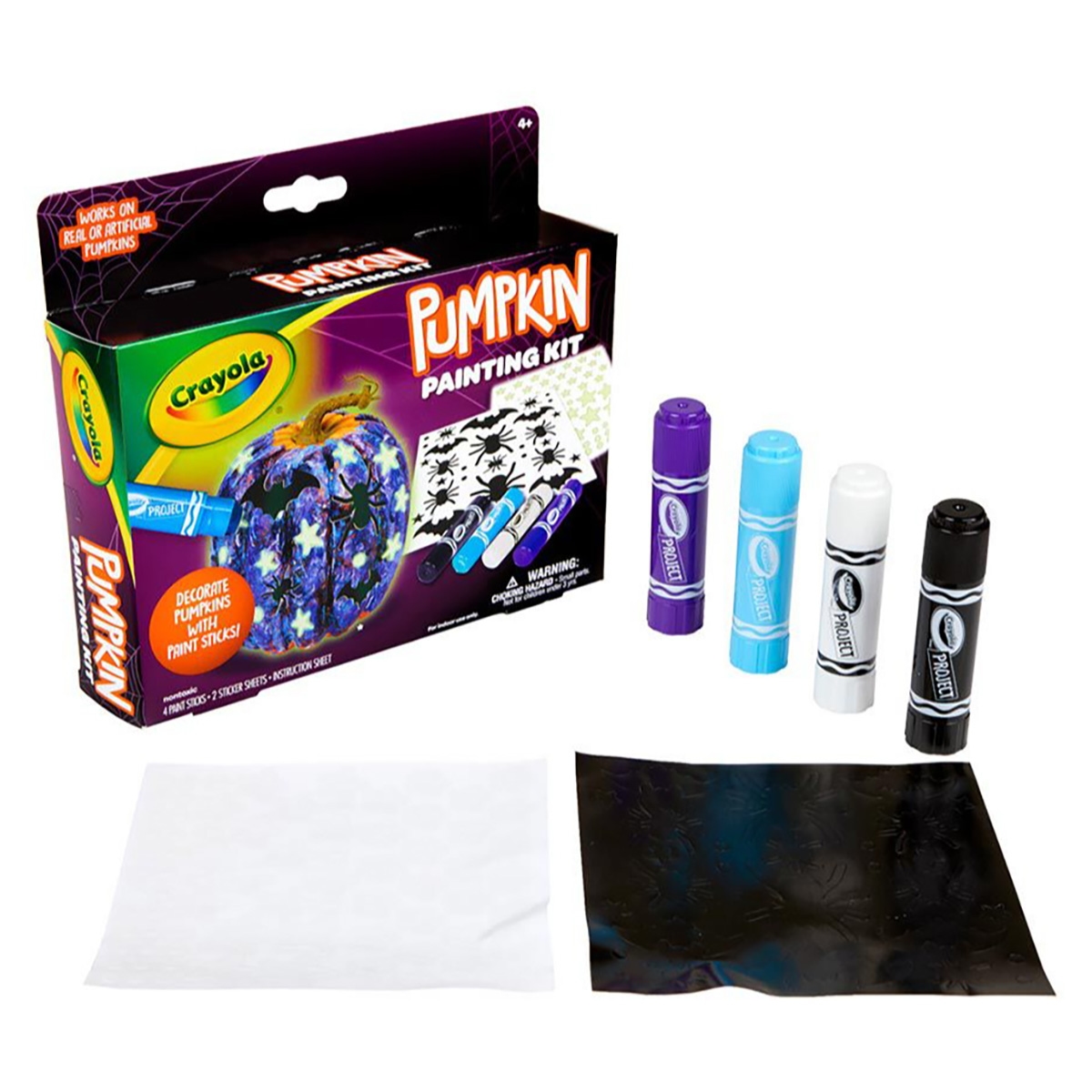 Crayola Galaxy Paint Stick Pumpkin Decorating Kit Unisex, 5-7 Years
