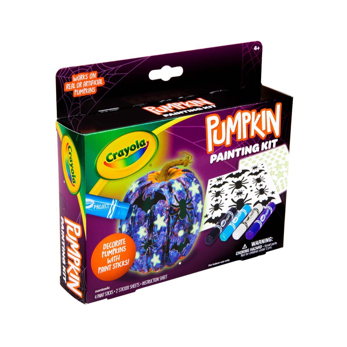 Crayola Galaxy Paint Stick Pumpkin Decorating Kit Unisex, 5-7 Years