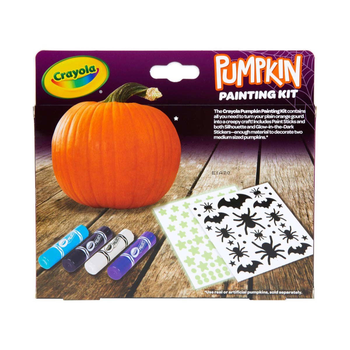 Crayola Galaxy Paint Stick Pumpkin Decorating Kit Unisex, 5-7 Years