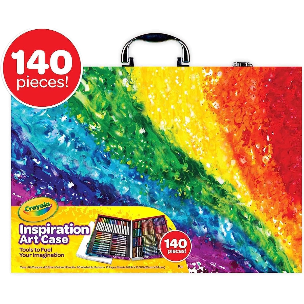 Crayola Inspiration Art Case with Crayons Unisex, 3-4 Years, Pack of 140