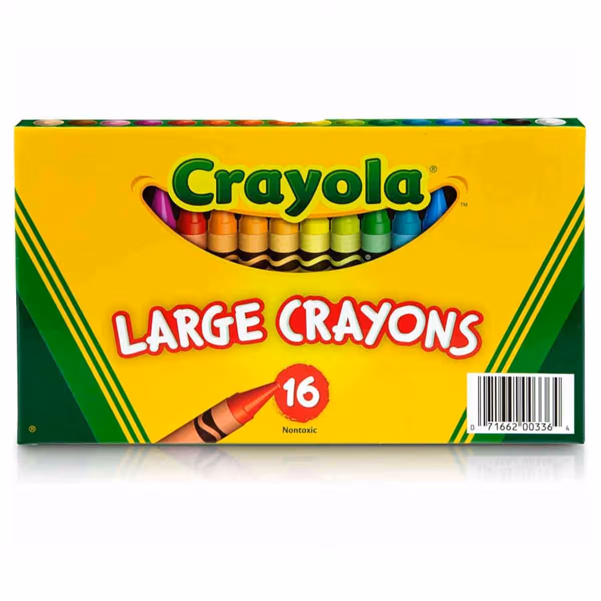 Crayola Large & Ultra-Clean Crayons with Sticker Book & Art Case Bundle Pack Unisex, 3-4 Years