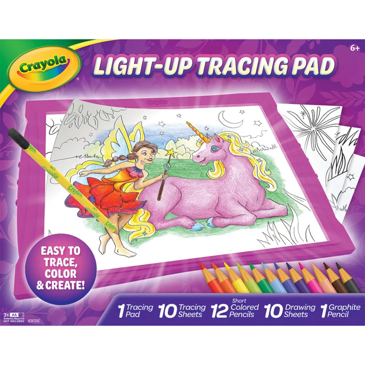 Crayola Light Up Tracing Pad Unisex, 5-7 Years